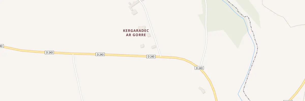 Plan du 102 Kergaradec ar Gorre à Guiler-sur-Goyen