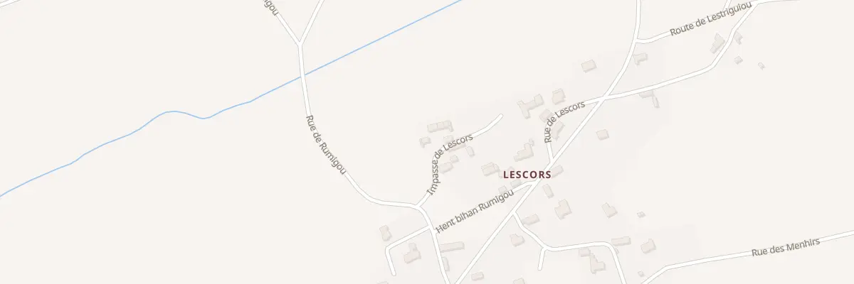 Plan du 61 Imp de Lescors à Penmarch