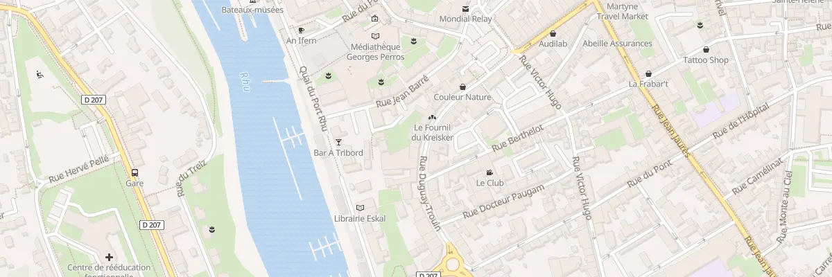 Plan du 38 Rue Duguay Trouin à Douarnenez