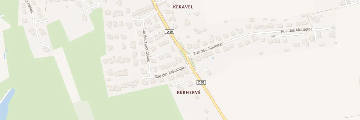 Plan du 1 Rue des Mésanges à Saint-Divy