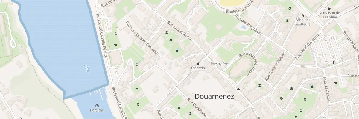 Plan du 10 Rue des Moineaux à Douarnenez