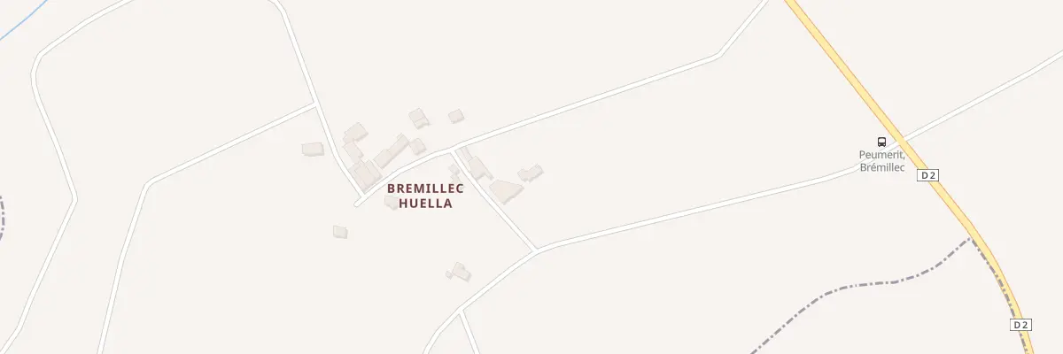 Plan du 5197F Bremillec à Peumerit