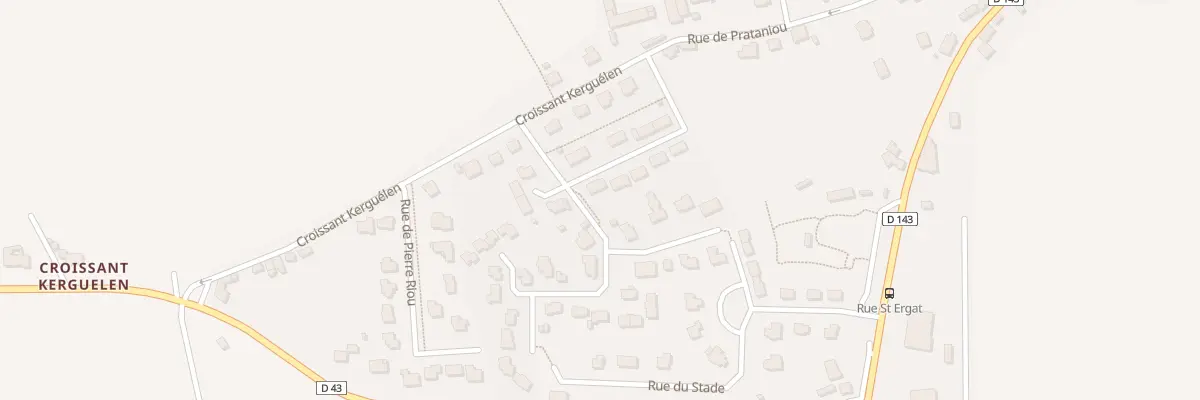 Plan du 9 Rue Amiral du Couëdic à Pouldergat