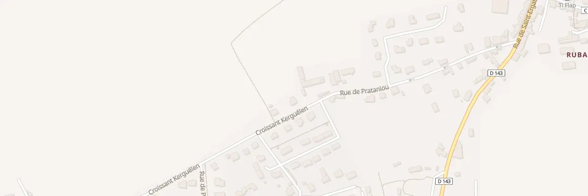 Plan du 18B Rue de Pratanirou à Pouldergat