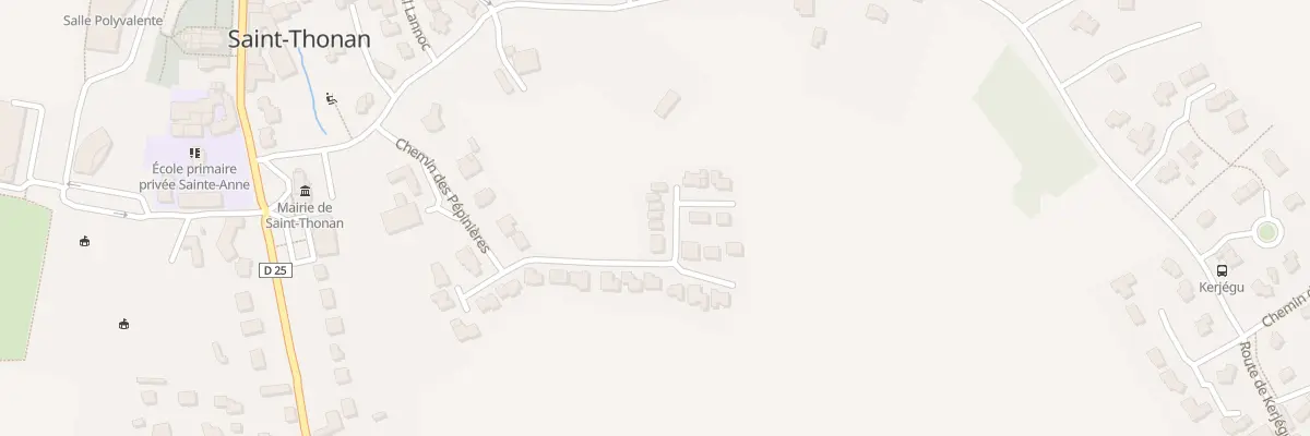 Plan du 21B Che des Pépinières à Saint-Thonan