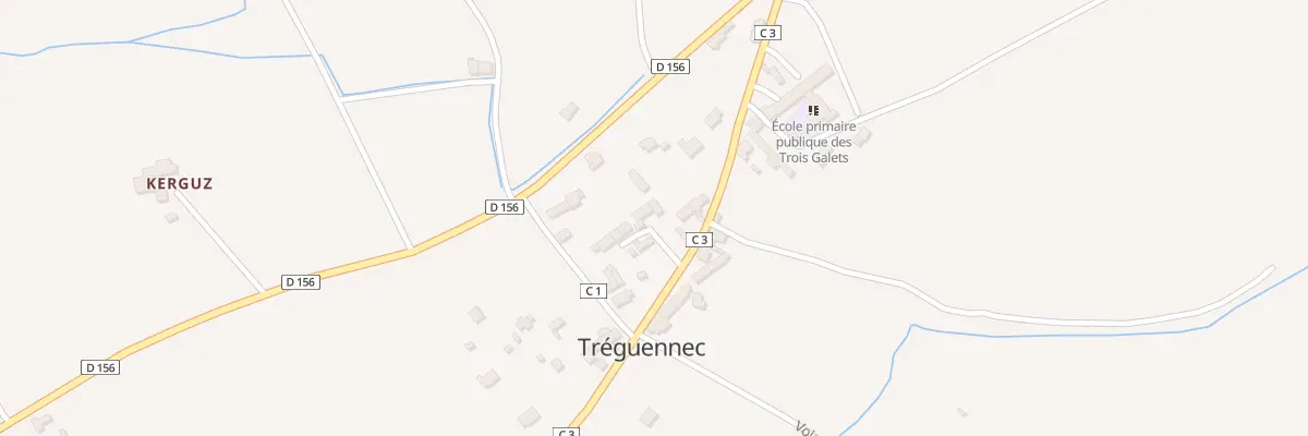 Plan du 114 Le Vieux Bourg à Tréguennec