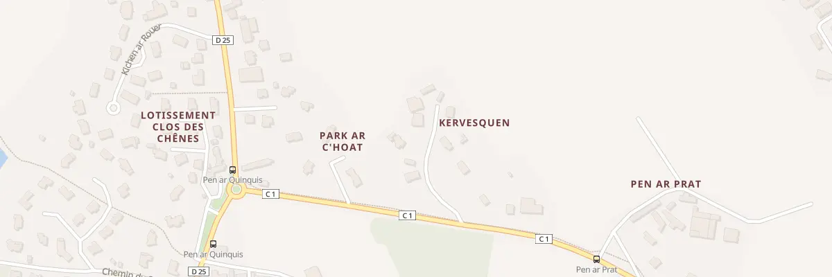 Plan du 85 Kervesquen à Saint-Thonan