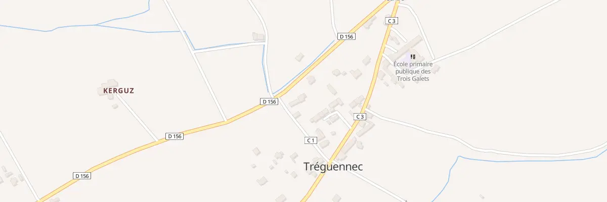 Plan du 117 Le Vieux Bourg à Tréguennec