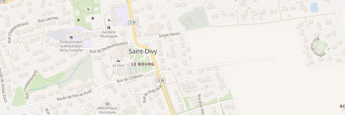 Plan du 5 Imp Duguesclin à Saint-Divy