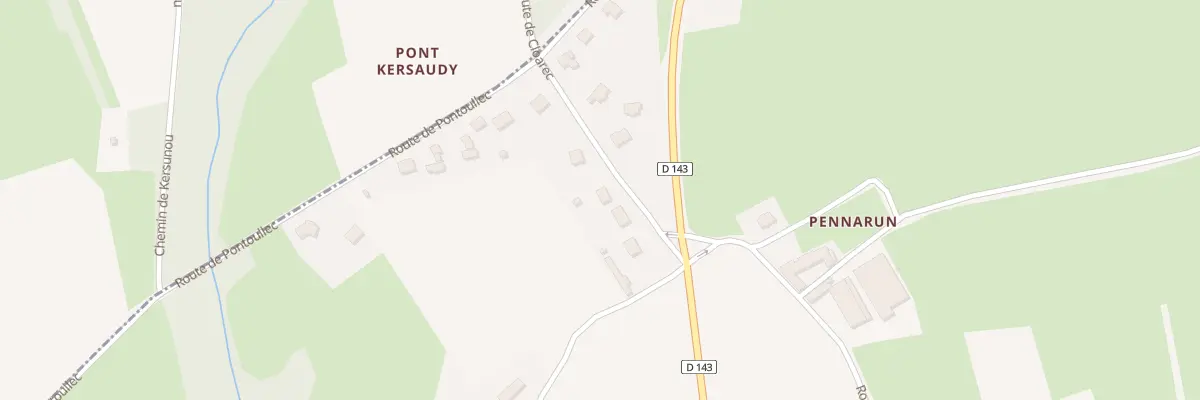 Plan du 5059 Kervoannou à Pouldergat