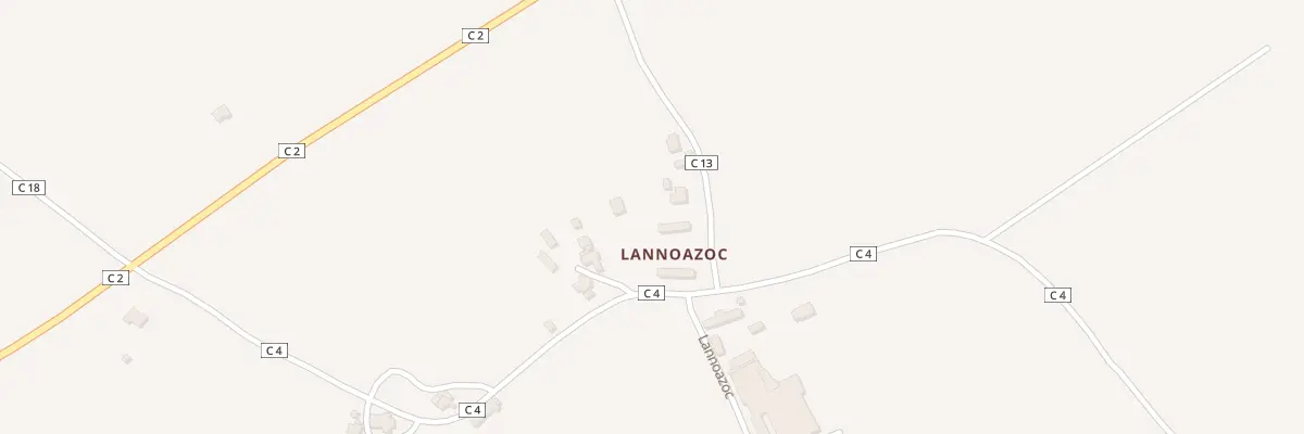 Plan du 6 Lannoazoc à Ploudaniel