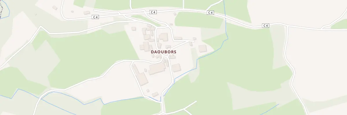 Plan du 22 Daoubors à Landévennec