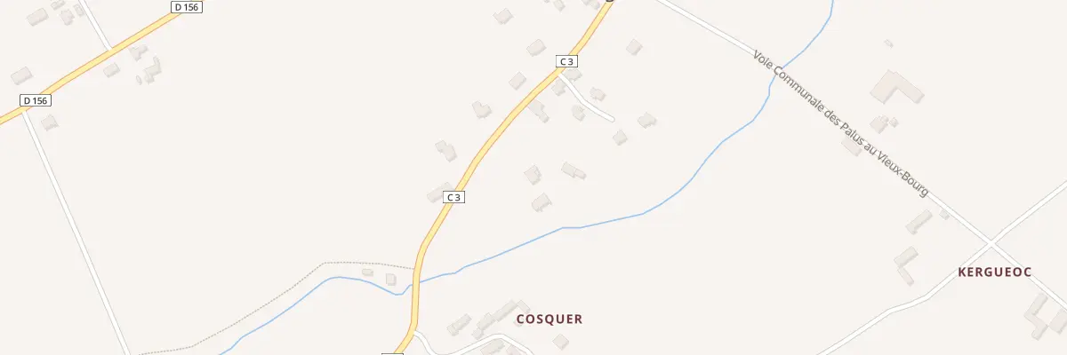 Plan du 76 Cosquer à Tréguennec