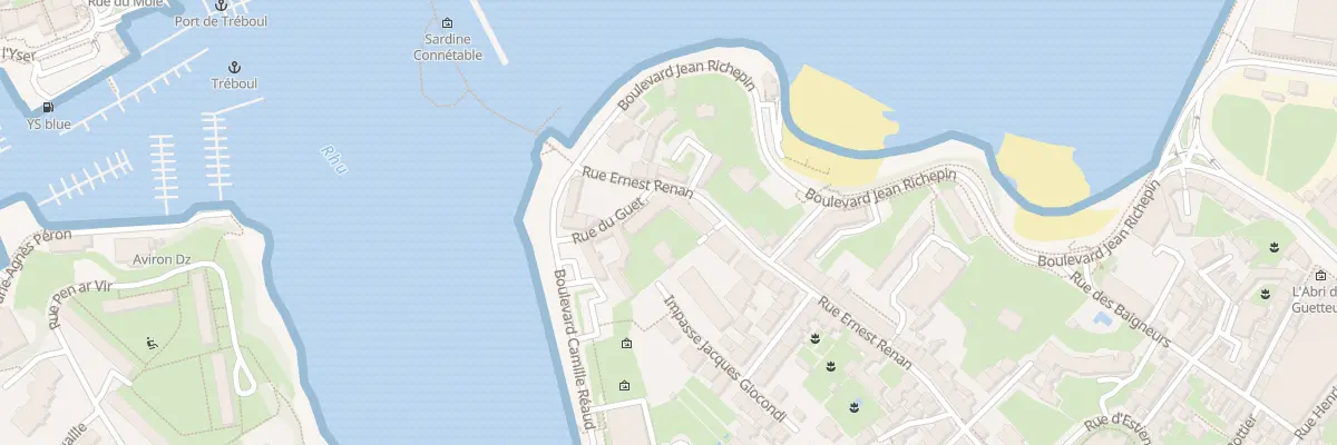 Plan du 1 Rue du Guet à Douarnenez