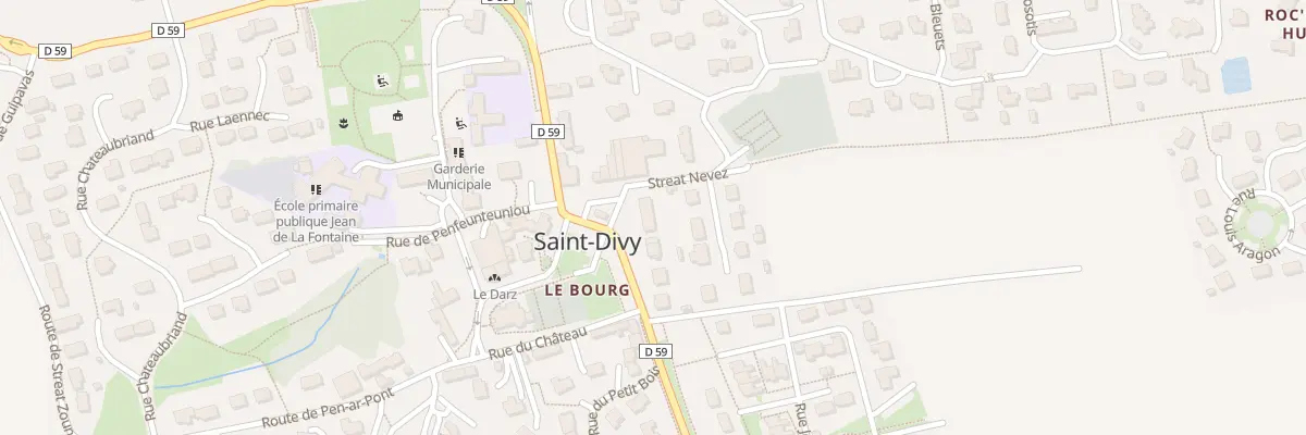 Plan du 2 Rue Charles de Gaulle à Saint-Divy