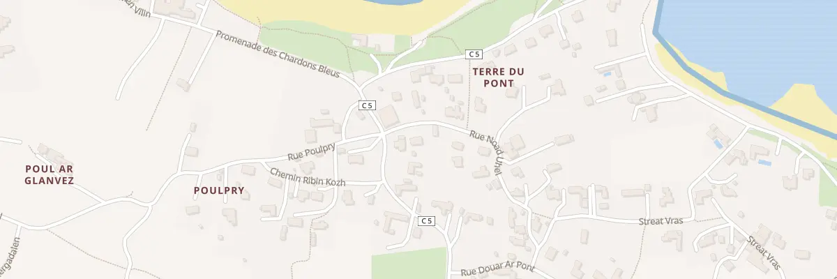 Plan du 2 Rue Naod Uhel à Plounéour-Brignogan-plages