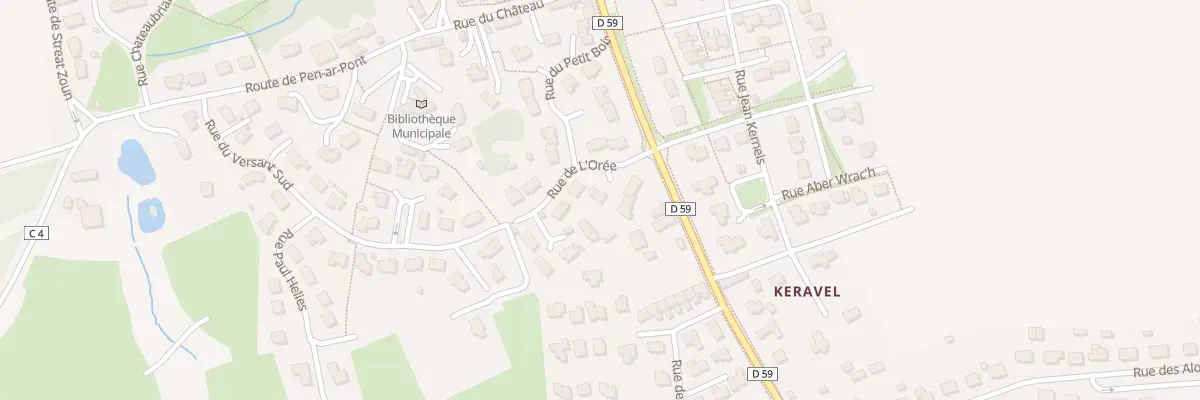Plan du 6 Rue de l’Orée à Saint-Divy