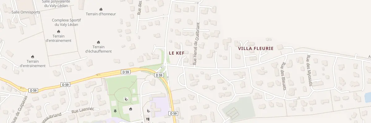 Plan du 107 Le Bourg à Saint-Divy