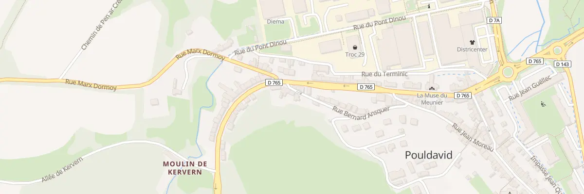 Plan du 4 Rue Bernard Ansquer à Douarnenez
