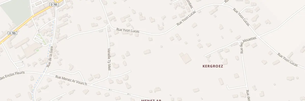 Plan du 314 Rue Yvon Lucas à Penmarch