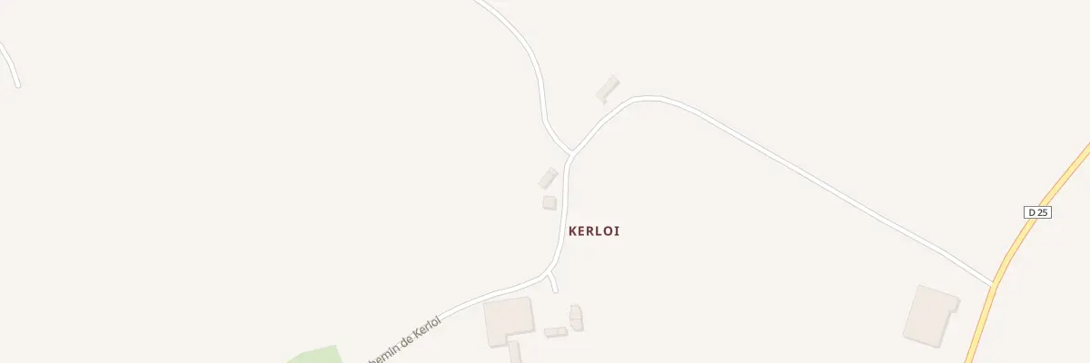 Plan du 4 Kerloï à Ploudaniel