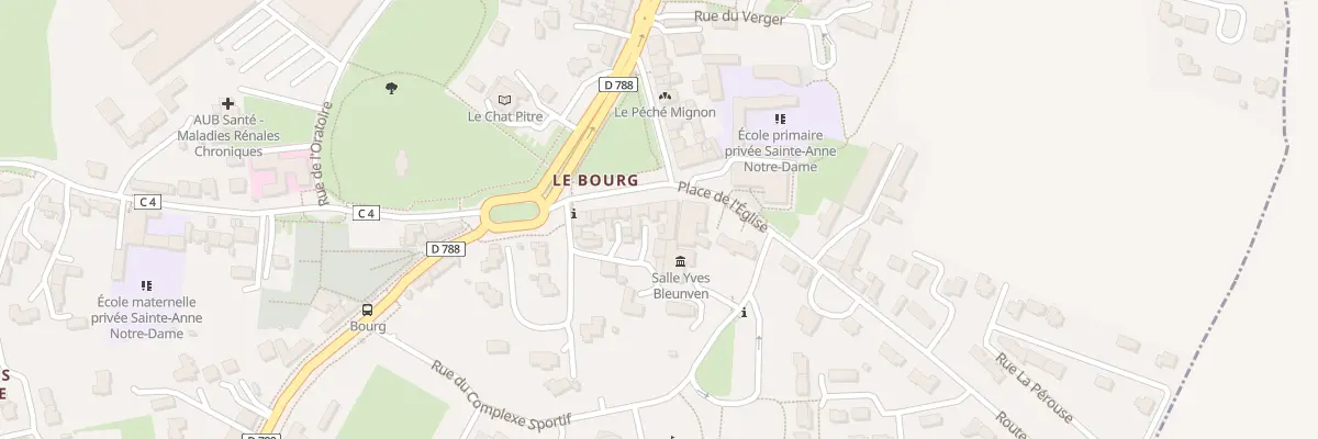 Plan du 3 Rue de la Duchesse Anne au Folgoët