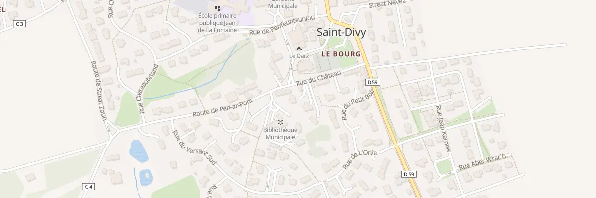Plan du 6 Rue du Château à Saint-Divy