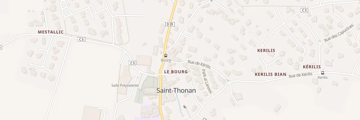 Plan du 27 Rue de Kerilis à Saint-Thonan