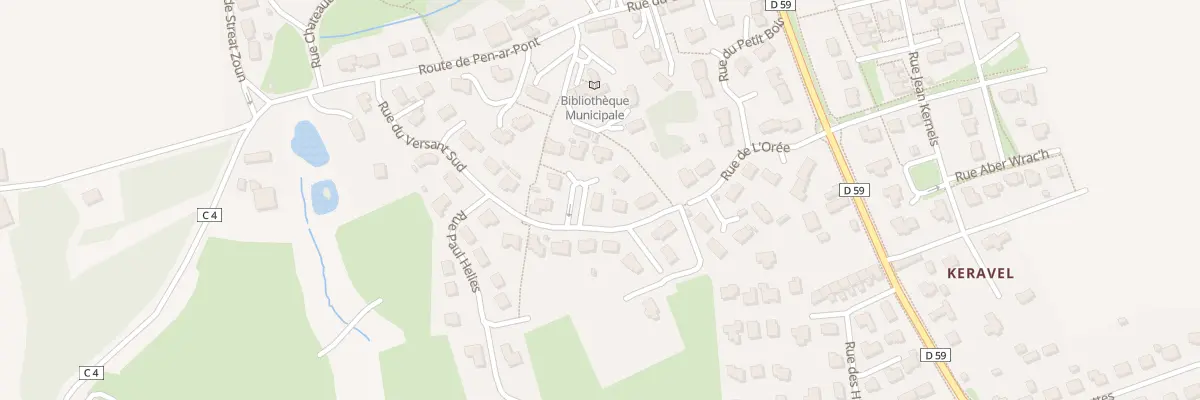 Plan du 1 Pl des Alizés à Saint-Divy