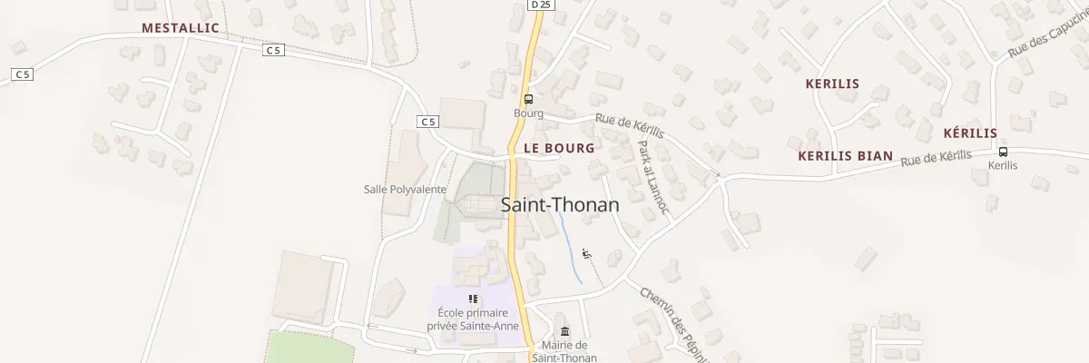 Plan du 2 Pl Saint Nicolas à Saint-Thonan