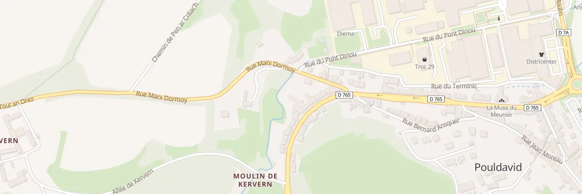 Plan du 58 Rue de la Republique à Douarnenez