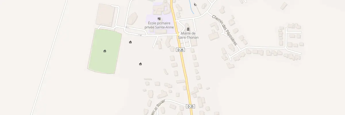 Plan du 84 Rue de Pen ar Quinquis à Saint-Thonan
