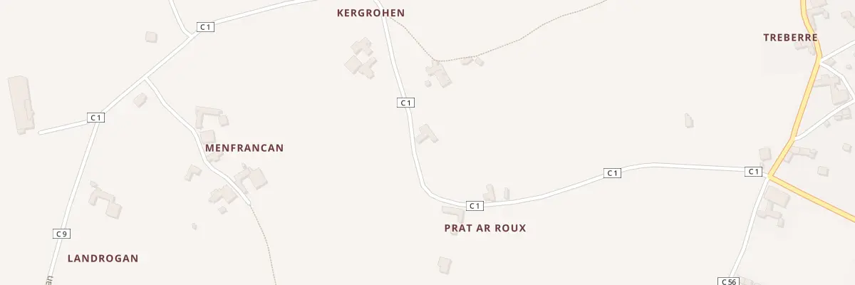 Plan du 55 Kergrohen Brignogan à Plounéour-Brignogan-plages