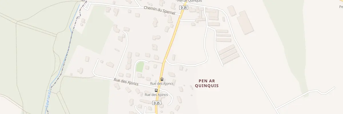 Plan du 649 Rue de Pen ar Quinquis à Saint-Thonan