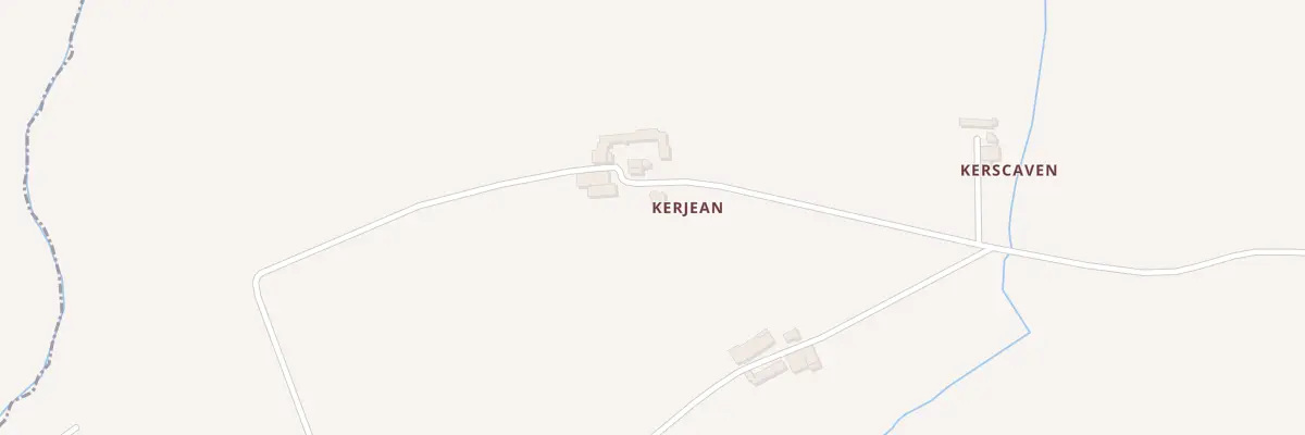 Plan du 62A Kerjean à Tréogat