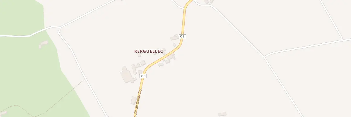 Plan du 88 Kerguellec à Tréguennec