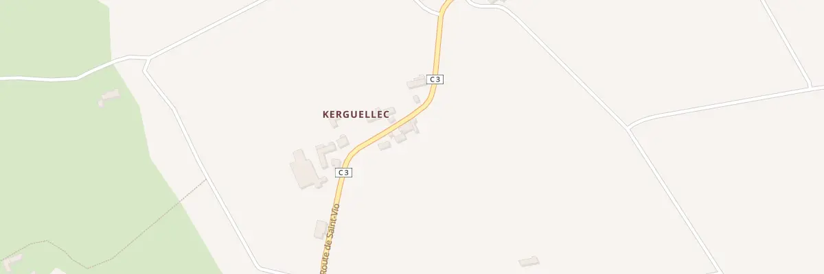 Plan du 89 Kerguellec à Tréguennec