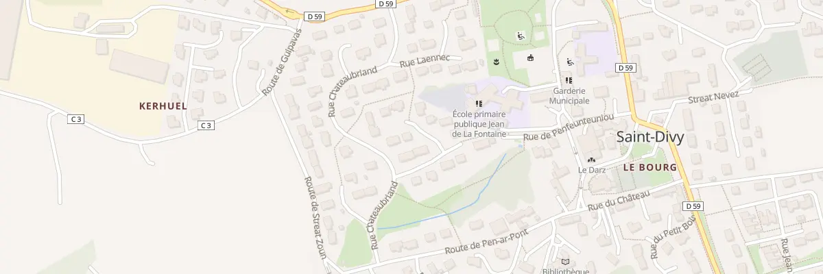 Plan du 13 Rue Louis Pasteur à Saint-Divy