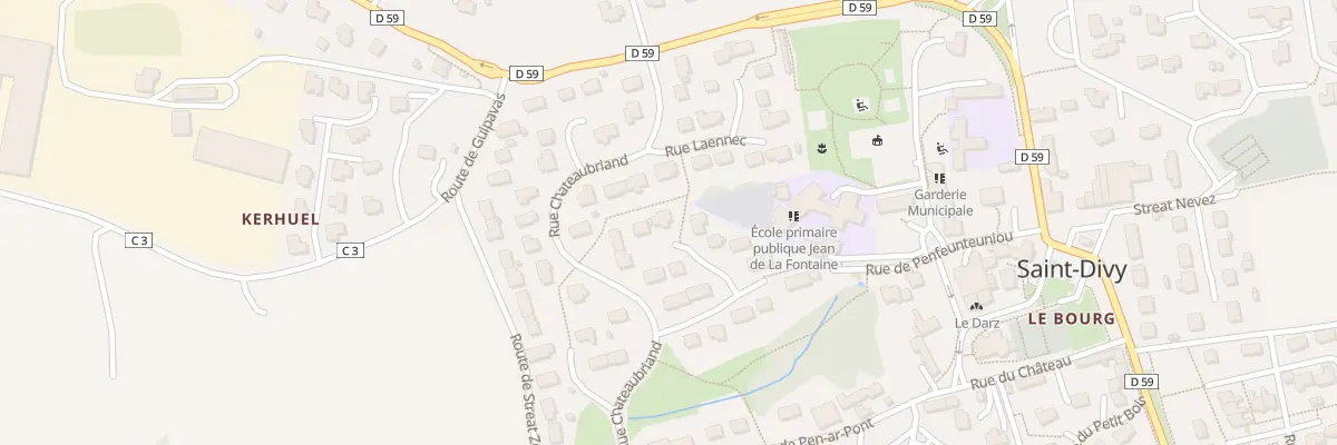 Plan du 9 Rue Louis Pasteur à Saint-Divy
