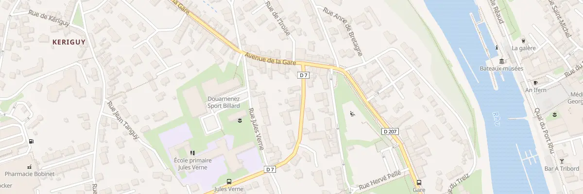 Plan du 6 Rue du Commandant Fernand à Douarnenez