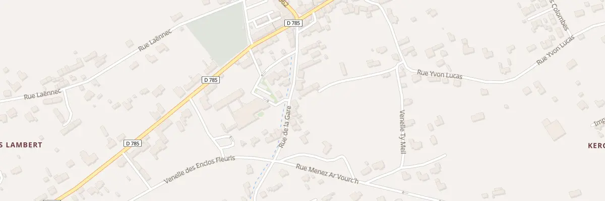 Plan du 133 Rue de la Gare à Penmarch