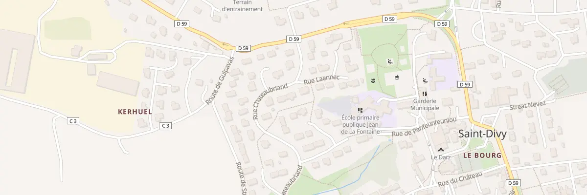 Plan du 13 Rue Châteaubriand à Saint-Divy