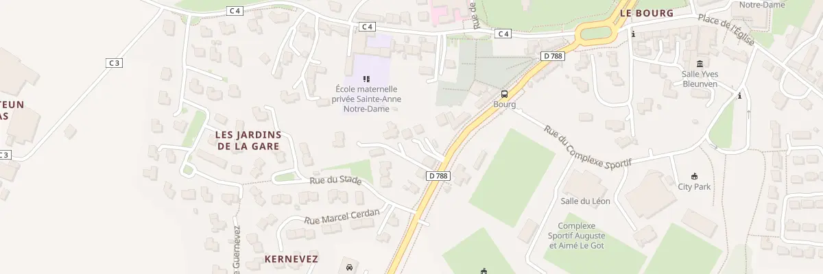 Plan du 22 Rte de Brest au Folgoët