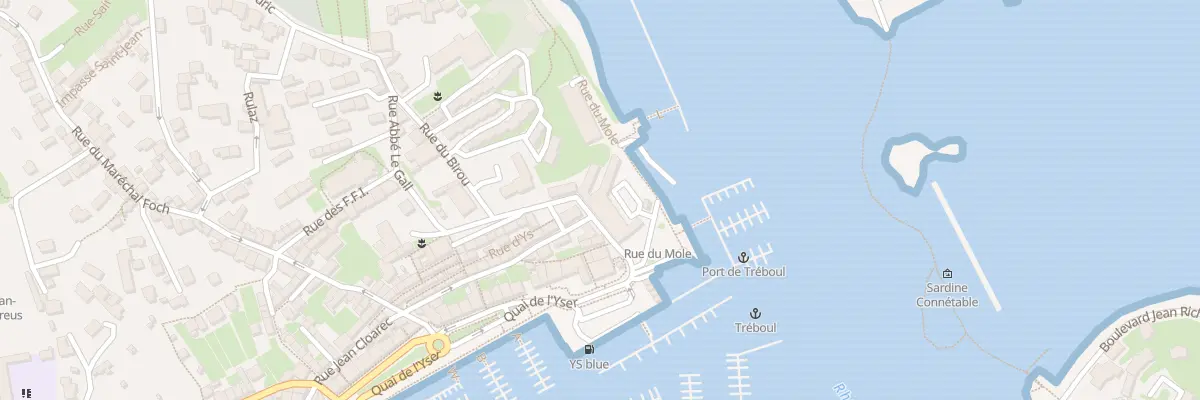 Plan du 65 Quai de l’Yser à Douarnenez