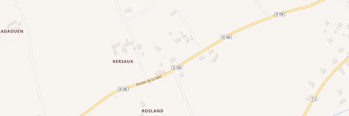Plan du 5110 Kersaux à Tréguennec