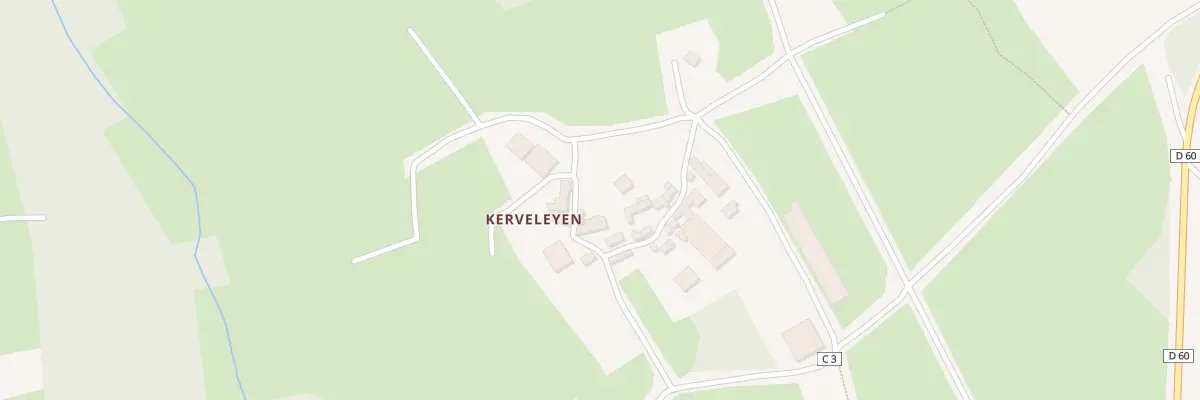 Plan du 6 Kerveleyen à Landévennec