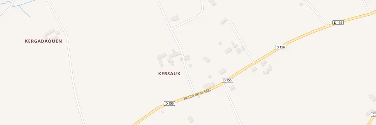 Plan du 66B Kersaux à Tréguennec