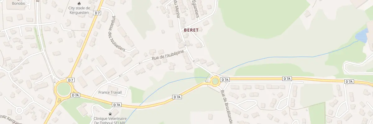 Plan du 50 Rue du Menhir à Douarnenez