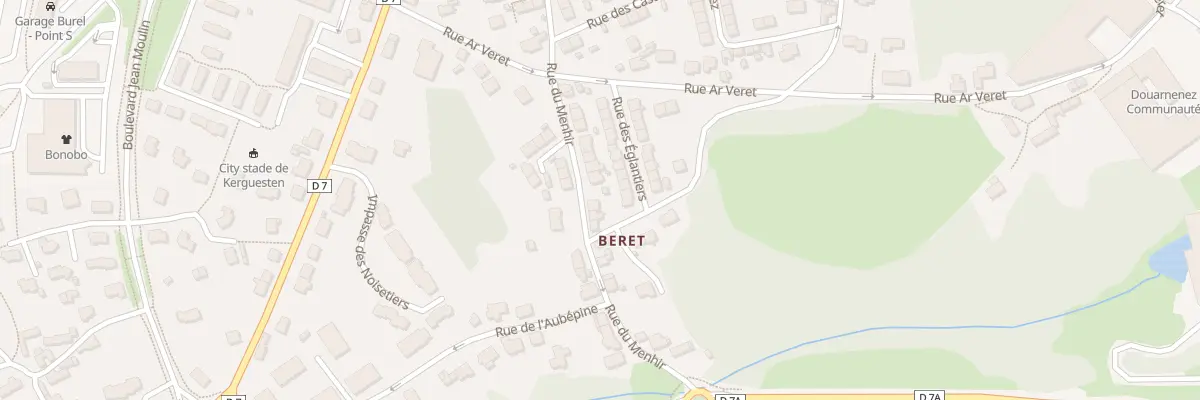 Plan du 39 Rue du Menhir à Douarnenez