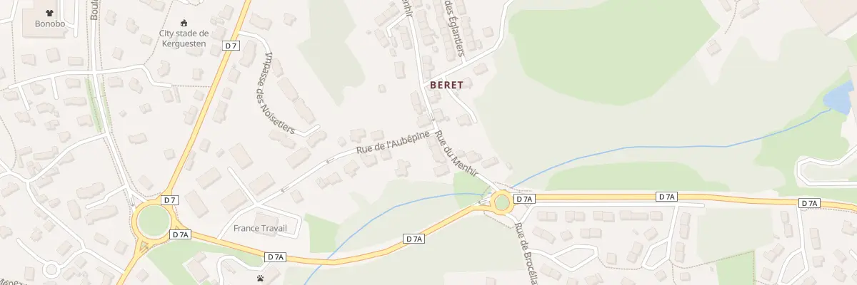 Plan du 48 Rue du Menhir à Douarnenez